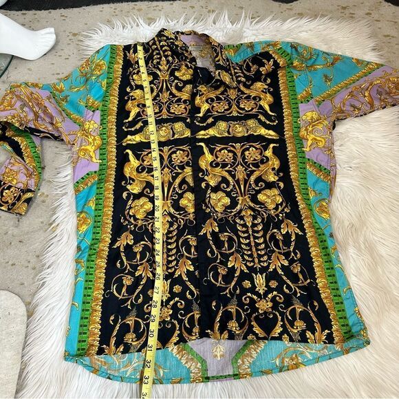 Versus Gianni Versace Lion Logo buttoned Shirt 50 - Picture 9 of 9